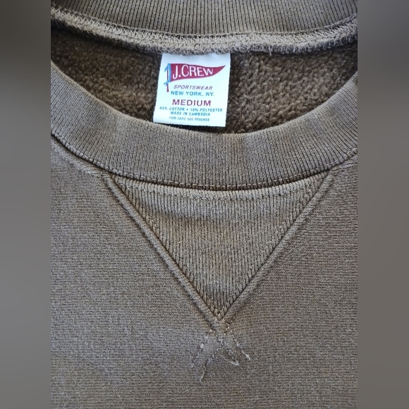 J. Crew Heritage 14 oz. Fleece Crewneck Sweatshirt - Picture 5 of 7